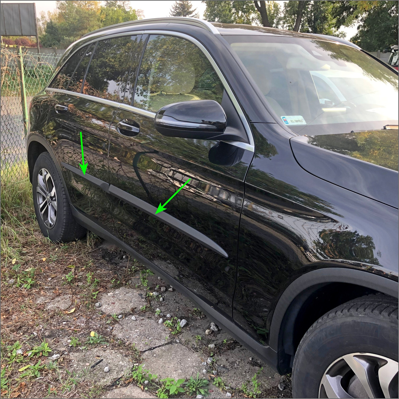 Молдинги на двері для Mercedes-Benz GLC X253 2015-2022