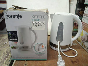 Електричний чайник Gorenje K 17WE No 221512113, фото 1