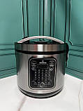 Мультиварка Пароварка Crownberg СВ-5526 1000 Вт 30 програм Кухонна мультиварка чаша 5 л із неіржавкої сталі, фото 5