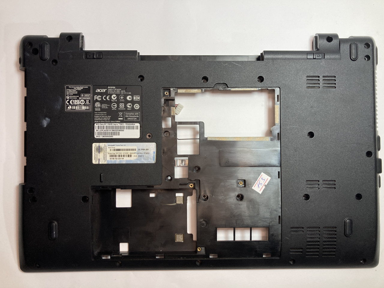 ACER Aspire 7739 нижня частина (поддон) - фото 1 - id-p2349286402