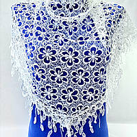 Жіноча мереживна косинка на голову в храм. Турецька косинка із натуральної бавовни