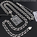 Срібний кулон іконка Святий Миколай. Підвіска ладанка Миколай Чудотворець срібло 925, фото 8