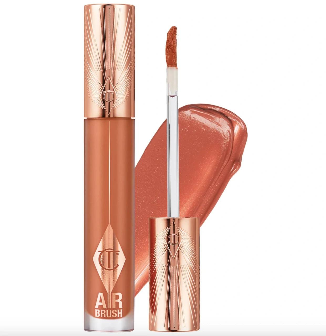 Рідка матова помада Charlotte Tilbury Airbrush Flawless Matte Lip Blur Liquid Lipstick - Honey Blur, фото 1