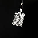 Срібний кулон іконка Святий Миколай. Підвіска ладанка Миколай Чудотворець срібло 925, фото 6