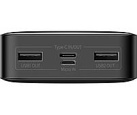 Універсальна батарея Baseus Bipow Digital Display 20000mAh (15W) Black (PPDML-J01), фото 4