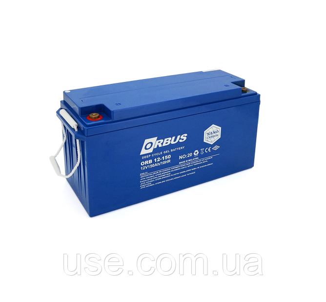 Акумулятор гелієвий 150Ач 12V, АКБ, гелевий, Gel, 150 ампер-годин, а*год, А-год, Ah, 12 Вольт, В