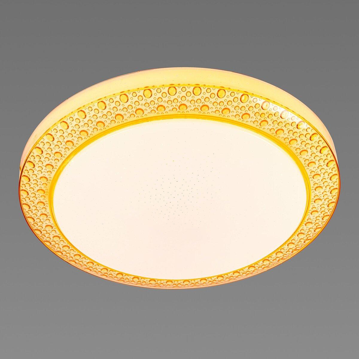 Світлодіодна смарт люстра Sirius GLX-19447-400 48W Amber (RGB)