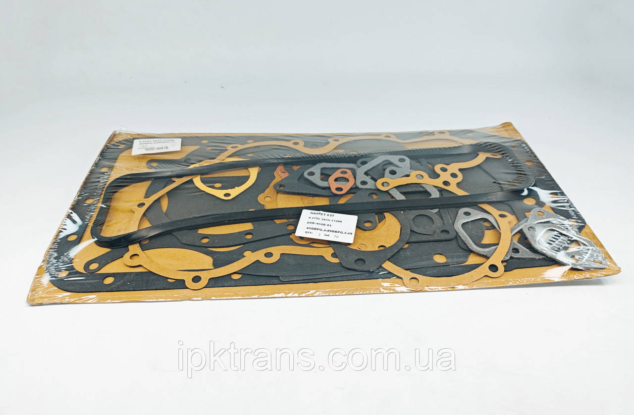 Комплект прокладок двигуна XINCHAI C490BPG № DXB-490B-01, DXB490B01