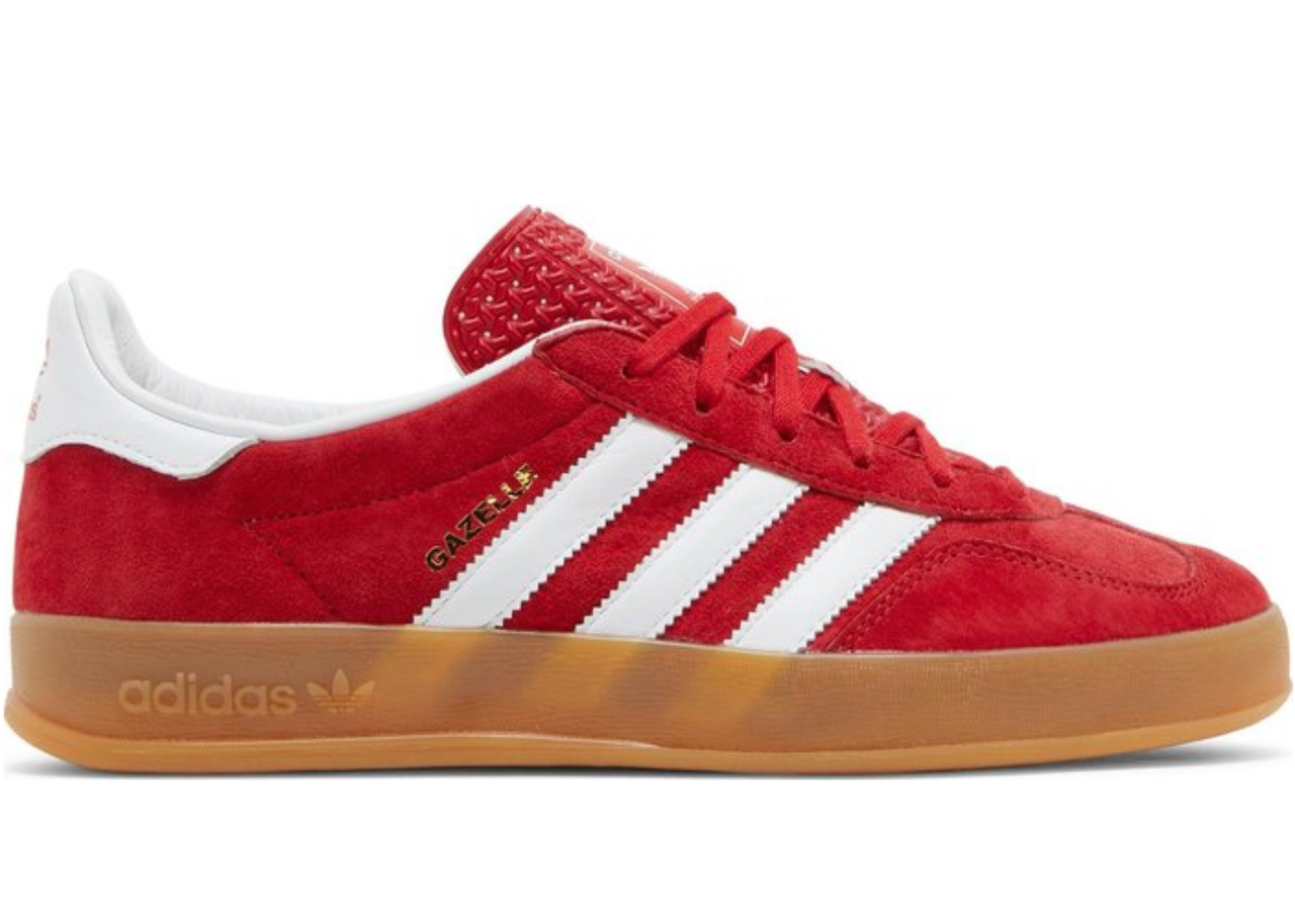 Кросівки Adidas Gazelle Indoor Red Gum Scarlet Cloud White - H06261