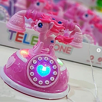 Детский классический музыкальный ретро телефон с подсветкой DH009-29 Мой Маленький Пони