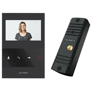 Slinex Slinex ML-16HD(Black)+SQ-04M(Black) Комплект відеодомофону