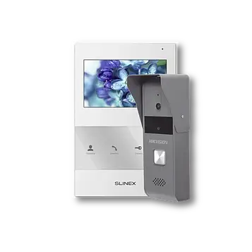 Slinex SQ-04 white + Hikvision DS-KB2421-IM Комплект