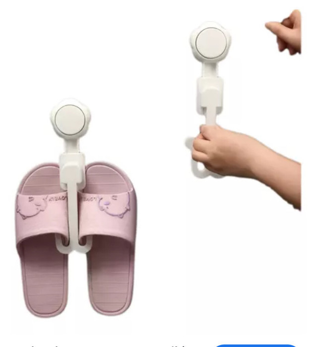 Гачок настінний подвійний на липучці Том ( шт ), фото 1