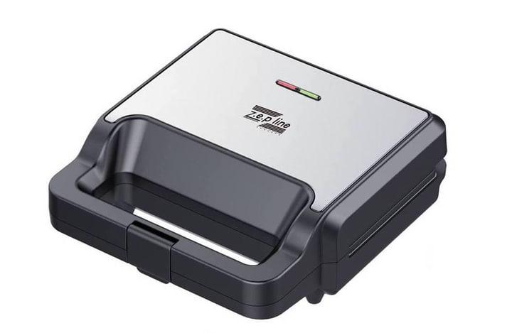 Гриль ZepLine 5в1 ZP-813 вафельниця гриль бутербродниця котлетниця Сірий 2200 Вт, фото 1