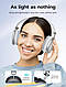 Бездротові bluetooth навушники BIG HOCO W35 Max + BT Навушники накладні, сірий, фото 8