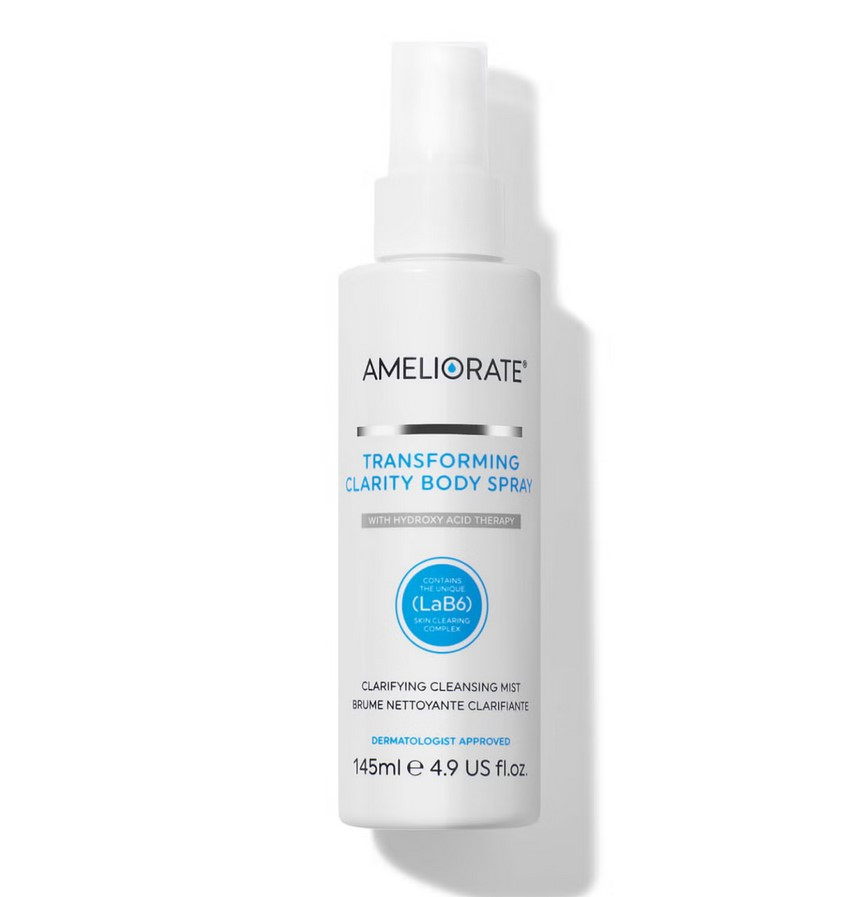Спрей-тонік для проблемної шкіри тіла AMELIORATE Transforming Clarity Body Spray 145 мл
