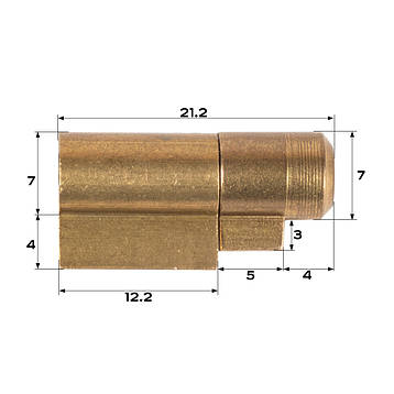 Протиугінний замок Bakker зчепленого пристрою 301310, фото 2