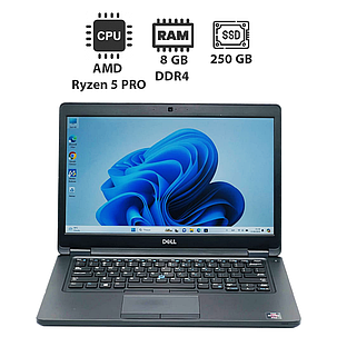 Ноутбук Dell Latitude 5495/ 14" (1920x1080)/ Ryzen 5 PRO 2500U/ 8 GB RAM/ 250 GB SSD/ Radeon RX Vega 8, фото 1