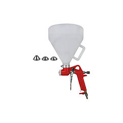 Пістолет для штукатурки пневматичний 5Л, 3 насадки Kraft Dele KD10259