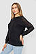 Кофта жіноча з манжетами, колір чорний, 244R999, фото 3