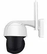 Вулична WiFi камера відеоспостереження з 2 об'єктивами SD 39 4G Портативна камера відеоспостереження 6Мп, фото 8