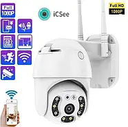 Вулична WiFi поворотна камера відеоспостереження Camera Cad N3 A6 ICSSE Портативна камера відеоспостереження 4Мп, фото 2