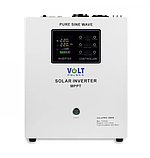Гібридний ДБЖ/Інвертор Volt Polska SINUS PRO 1500 S 12/230V 1050/1500W + 40A MPPT 75V (3SPS150012), фото 2