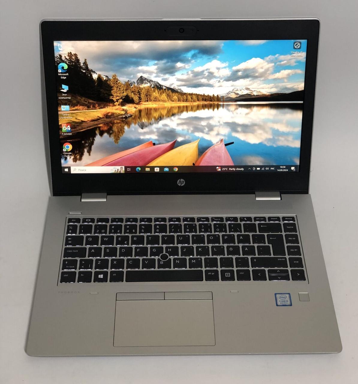 Б/в Ноутбук Б-клас HP ProBook 640 G5 14" 1920x1080| Core i5-8265U| 8 GB RAM| 256 GB SSD| UHD