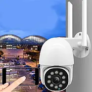 Вулична WiFi поворотна камера відеоспостереження MODEL V5 Портативна камера відеоспостереження 2Мп, фото 2