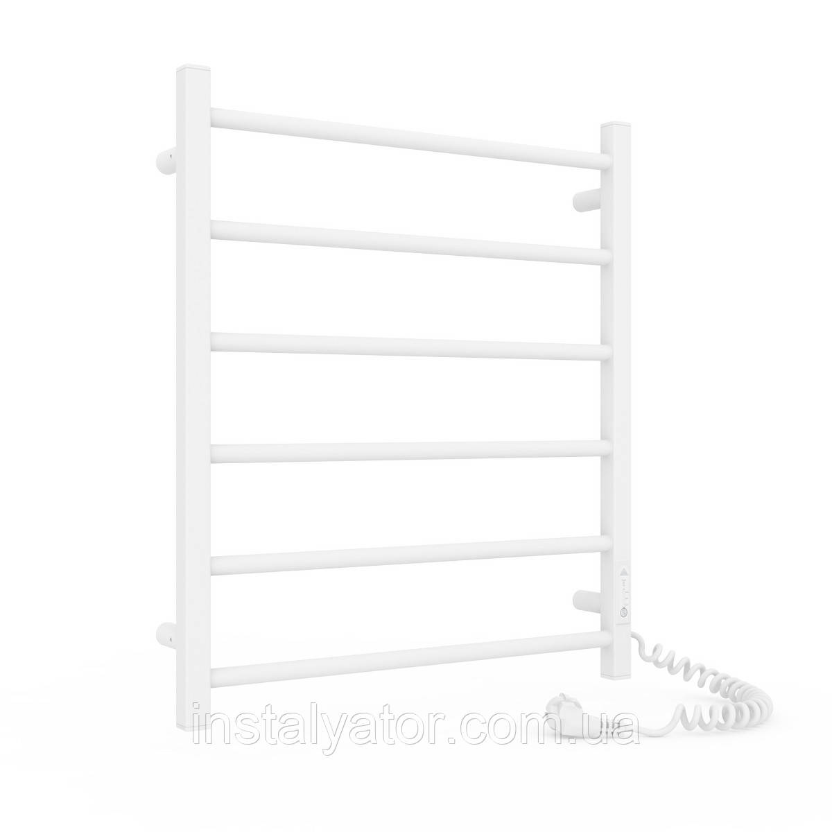 Електрична сушарка для рушників Laris Зебра Альфа ЧК6 500 х 600 Е (підкл. праворуч) R3, фото 1