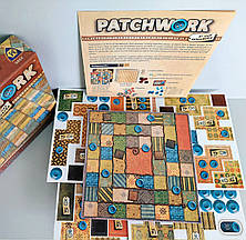 Печворк Настільна гра / Patchwork / Пэчворк + правила УКРАЇНСЬКОЮ, фото 3