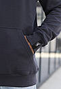 Базове худі сірого кольору Staff gray basic, фото 4