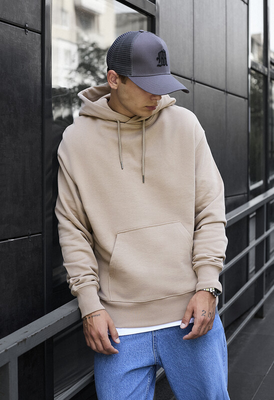 Худі у бежевому кольорі Staff beige oversize