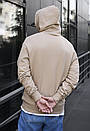 Худі у бежевому кольорі Staff beige oversize, фото 3