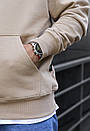 Худі у бежевому кольорі Staff beige oversize, фото 4