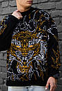 В'язаний светр із тваринним принтом Staff c4 oversize, фото 4