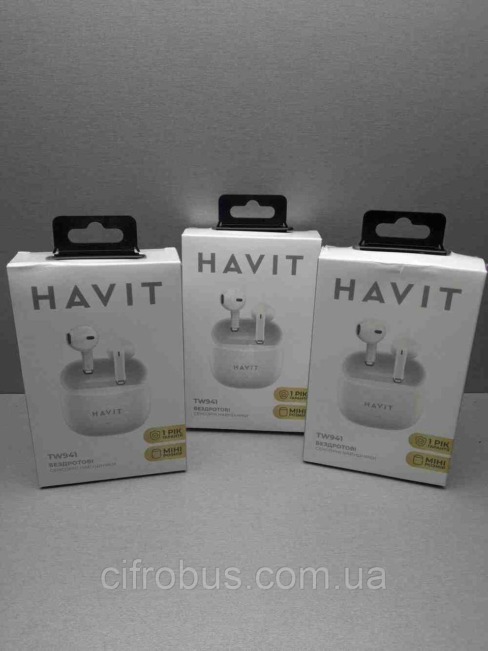 Навушники Bluetooth-гарнітура Б/У HAVIT TW941