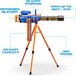 Скорострільний бластер X-Shot Insanity Motorized Rage Fire ZURU 72 Мініган нерф Minigun 36654 Оригінал, фото 2