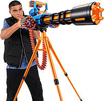 Скорострільний бластер X-Shot Insanity Motorized Rage Fire ZURU 72 Мініган нерф Minigun 36654 Оригінал