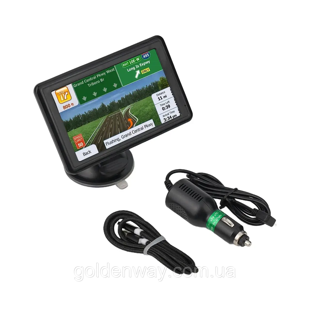 Автомобільний GPS навігатор Pioneer Q5 екран 5 дюймів ОЗП 256 8GB + НОВІ Карти для вантажівки TIR ЕВРОПА АЗІЯ, фото 1