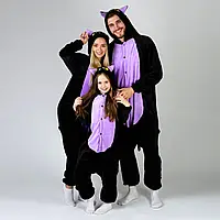 Кигуруми Черный Ночной Кот spooky cat микрофибра, Рост 145-155 (S)