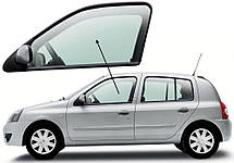 Бічне скло Renault Clio II 1998-2009 передніх дверей ліве