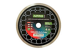 Диск алмазний Apro 180мм x 22-24% кераміка ультра (830081)