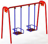 Гойдалка подвійна на жорстких підвісах SiverSport KID312, фото 2