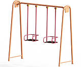 Гойдалка подвійна на жорстких підвісах SiverSport KID312, фото 3