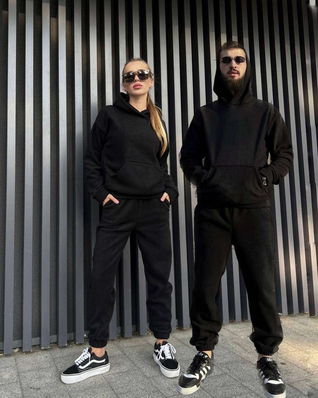 Спортивні костюми парні теплі Family Look, Спортивні костюми для пари на флісі