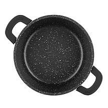 Каструля зі скляною кришкою ARDESTO Gemini Anzio, (18 см), 1.8л, алюміній, чорний, фото 2