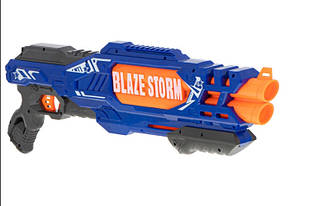 Іграшковий автомат Blaze Storm ZC 7111, 59 см, 10 м'яких патронів, тримач для патронів