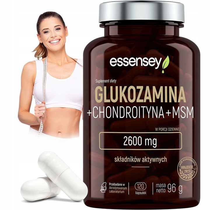 Essensey ГЛЮКОЗАМІН, ХОНДРОІТИН ТА МСМ 120капс