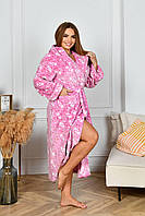 Махровий халат сердечка